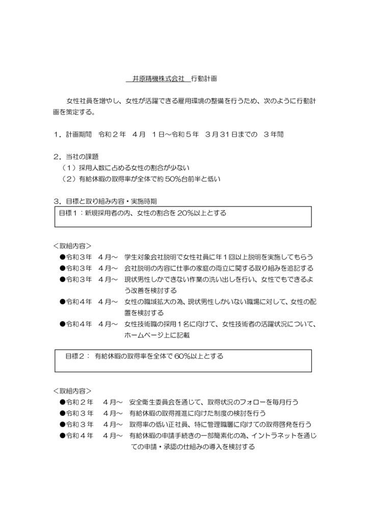 202004～202303一般事業主行動計画(女性活躍推進法：修正)のサムネイル